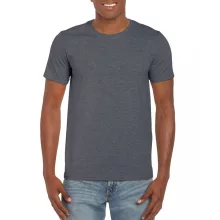 Uniszex póló Gildan GI64000 Softstyle Felnőtt póló -4XL, Dark Heather
