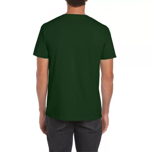 Uniszex póló Gildan GI64000 Softstyle Felnőtt póló -M, Forest Green