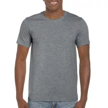 Uniszex póló Gildan GI64000 Softstyle Felnőtt póló -M, Graphite Heather