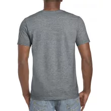 Uniszex póló Gildan GI64000 Softstyle Felnőtt póló -M, Graphite Heather