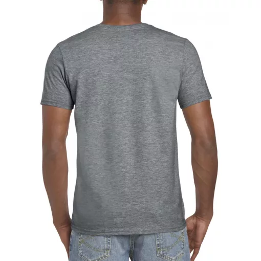 Uniszex póló Gildan GI64000 Softstyle Felnőtt póló -M, Graphite Heather