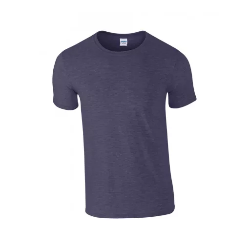 Uniszex póló Gildan GI64000 Softstyle Felnőtt póló -M, Heather Navy
