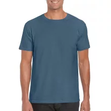 Uniszex póló Gildan GI64000 Softstyle Felnőtt póló -M, Indigo Blue