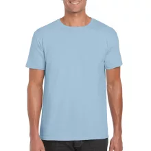 Uniszex póló Gildan GI64000 Softstyle Felnőtt póló -M, Light Blue