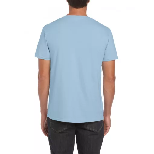 Uniszex póló Gildan GI64000 Softstyle Felnőtt póló -M, Light Blue