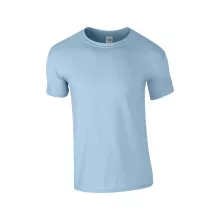 Uniszex póló Gildan GI64000 Softstyle Felnőtt póló -M, Light Blue