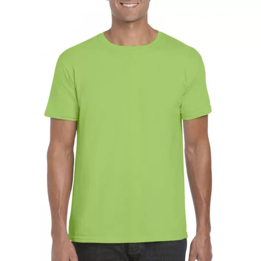 Uniszex póló Gildan GI64000 Softstyle Felnőtt póló -M, Lime