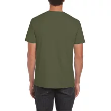 Uniszex póló Gildan GI64000 Softstyle Felnőtt póló -M, Military Green