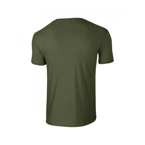 Uniszex póló Gildan GI64000 Softstyle Felnőtt póló -M, Military Green