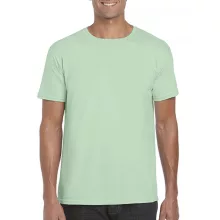Uniszex póló Gildan GI64000 Softstyle Felnőtt póló -M, Mint Green