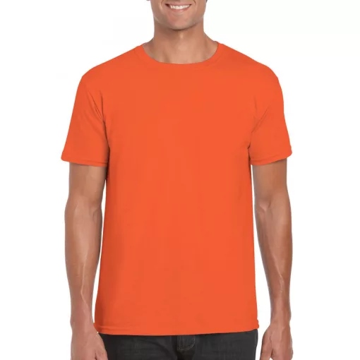 Uniszex póló Gildan GI64000 Softstyle Felnőtt póló -M, Orange