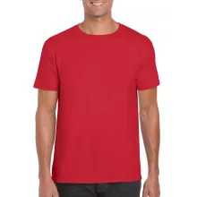Uniszex póló Gildan GI64000 Softstyle Felnőtt póló -M, Red
