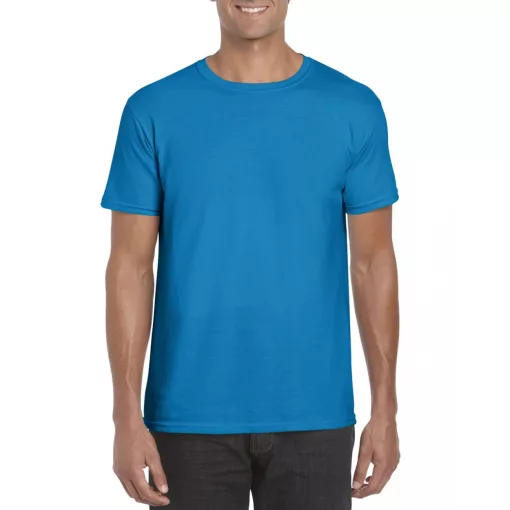Uniszex póló Gildan GI64000 Softstyle Felnőtt póló -4XL, Sapphire
