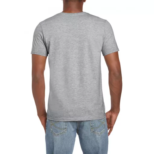 Uniszex póló Gildan GI64000 Softstyle Felnőtt póló -M, RS Sport Grey