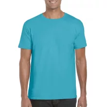 Uniszex póló Gildan GI64000 Softstyle Felnőtt póló -M, Tropical Blue