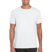 Uniszex póló Gildan GI64000 Softstyle Felnőtt póló -5XL, White