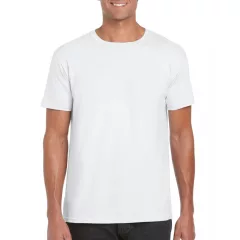 Uniszex póló Gildan GI64000 Softstyle Felnőtt póló -5XL, White