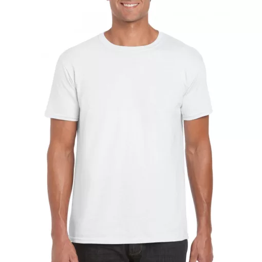 Uniszex póló Gildan GI64000 Softstyle Felnőtt póló -XL, White