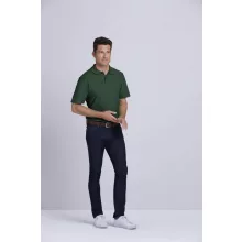 Férfi galléros póló Gildan GI64800 Softstyle Adult Double piqué polo -S, Bright Salmon