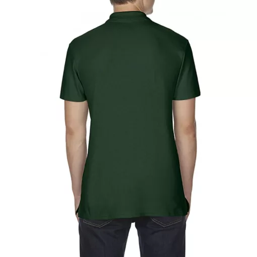 Férfi galléros póló Gildan GI64800 Softstyle Adult Double piqué polo -M, Forest Green