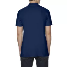 Férfi galléros póló Gildan GI64800 Softstyle Adult Double piqué polo -XL, Navy