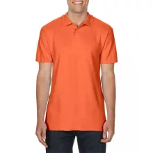 Férfi galléros póló Gildan GI64800 Softstyle Adult Double piqué polo -2XL, Orange