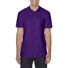 Férfi galléros póló Gildan GI64800 Softstyle Adult Double piqué polo -2XL, Purple