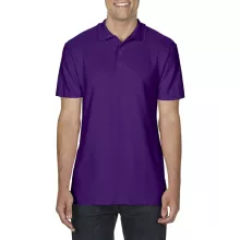 Férfi galléros póló Gildan GI64800 Softstyle Adult Double piqué polo -4XL, Purple