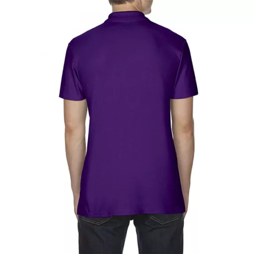 Férfi galléros póló Gildan GI64800 Softstyle Adult Double piqué polo -L, Purple