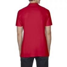 Férfi galléros póló Gildan GI64800 Softstyle Adult Double piqué polo -M, Red