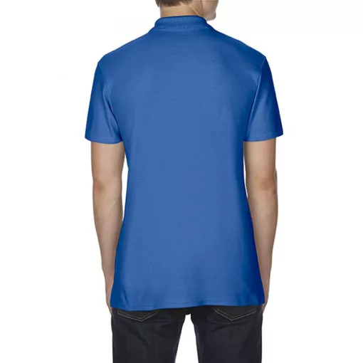 Férfi galléros póló Gildan GI64800 Softstyle Adult Double piqué polo -2XL, Royal