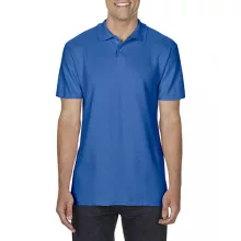 Férfi galléros póló Gildan GI64800 Softstyle Adult Double piqué polo -3XL, Royal