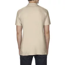 Férfi galléros póló Gildan GI64800 Softstyle Adult Double piqué polo -2XL, Sand