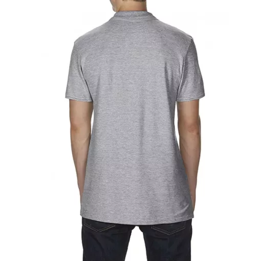 Férfi galléros póló Gildan GI64800 Softstyle Adult Double piqué polo -S, RS Sport Grey
