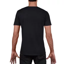 Férfi póló Gildan GI64V00 Softstyle Felnőtt v-nyakú póló -M, Black