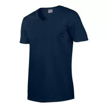 Férfi póló Gildan GI64V00 Softstyle Felnőtt v-nyakú póló -L, Navy