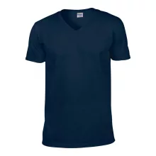 Férfi póló Gildan GI64V00 Softstyle Felnőtt v-nyakú póló -S, Navy