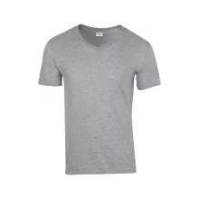 Férfi póló Gildan GI64V00 Softstyle Felnőtt v-nyakú póló -M, RS Sport Grey