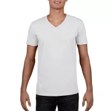 Férfi póló Gildan GI64V00 Softstyle Felnőtt v-nyakú póló -XL, White