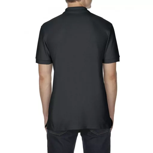 Férfi galléros póló Gildan GI85800 premium Cotton Adult Double piqué polo -2XL, Black