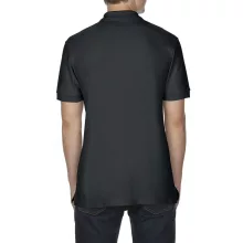 Férfi galléros póló Gildan GI85800 premium Cotton Adult Double piqué polo -S, Black
