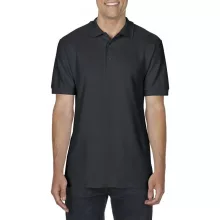 Férfi galléros póló Gildan GI85800 premium Cotton Adult Double piqué polo -XL, Black