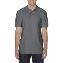 Férfi galléros póló Gildan GI85800 premium Cotton Adult Double piqué polo -3XL, Charco