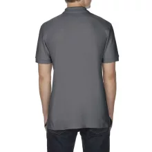 Férfi galléros póló Gildan GI85800 premium Cotton Adult Double piqué polo -S, Charcoal