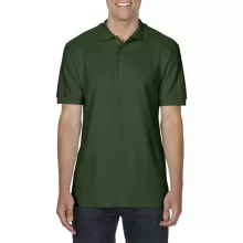 Férfi galléros póló Gildan GI85800 premium Cotton Adult Double piqué polo -S, Forest G