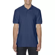 Férfi galléros póló Gildan GI85800 premium Cotton Adult Double piqué polo -2XL, Navy