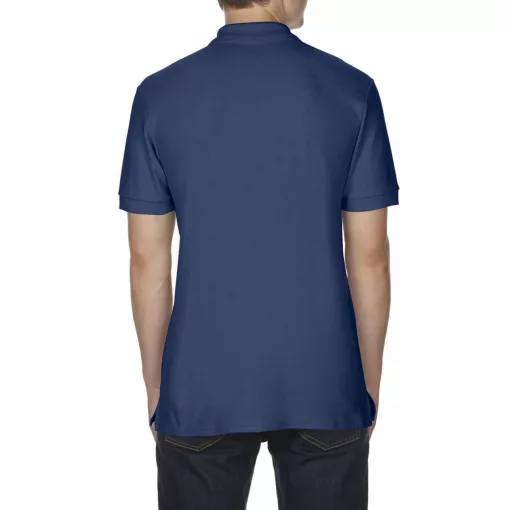 Férfi galléros póló Gildan GI85800 premium Cotton Adult Double piqué polo -2XL, Navy