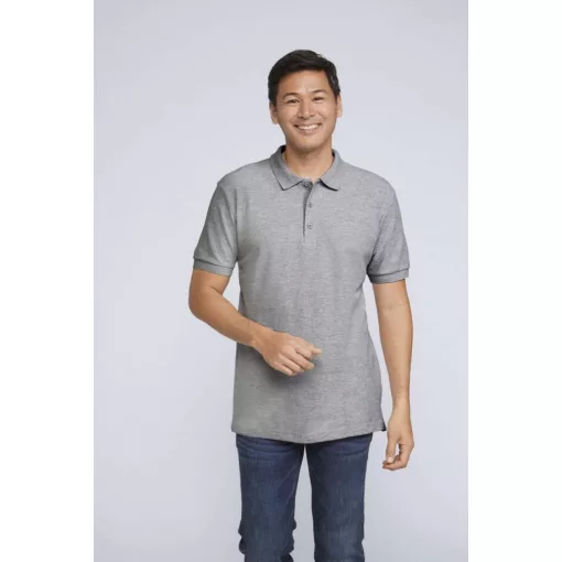 Férfi galléros póló Gildan GI85800 premium Cotton Adult Double piqué polo -2XL, Royal