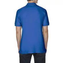 Férfi galléros póló Gildan GI85800 premium Cotton Adult Double piqué polo -M, Royal