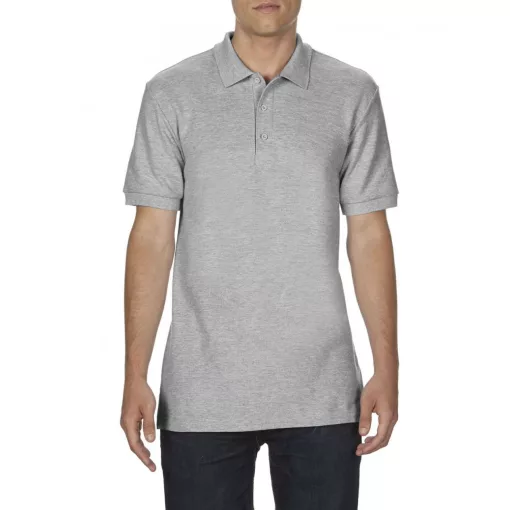 Férfi galléros póló Gildan GI85800 premium Cotton Adult Double piqué polo -M, RS Sport